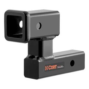 lot 13103 image: CURT Raised Receiver Adapter 2in Shank 4-14in Rise 45794  Retail $133.95