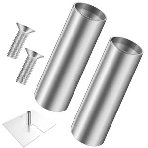 lot 13110 image: Dunzy Pipe and Drape Replacement Base Plate Pins 1.83 Inch OD 2 Pcs