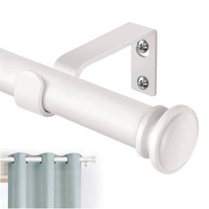 lot 13112 image: TONIAL Curtain Rod 32-58 Inch White Single Drapery Rod
