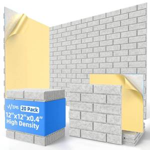 lot 13121 image: NEPIS Self-Adhesive Acoustic Foam Panels 20 Pack 12 x 12 x 0.4 in