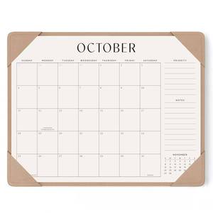 lot 13131 image: Jotsome Large Desk Calendar 2026-2027 with Protective Desk Mat 22 x 17 In