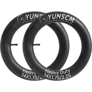 lot 14130 image: YunSCM 14 Inch E-Bike Inner Tubes 14x1.752.25 Schrader Valve 2-Pack