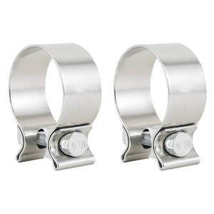 lot 14131 image: eLifecenter Exhaust Clamp 1-34 Inch Narrow Band T304 Stainless Steel
