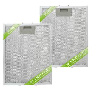 lot 14145 image: EPLZON Range Hood Grease Filter 5-Layer Aluminum Mesh 2 Pack W10169961A