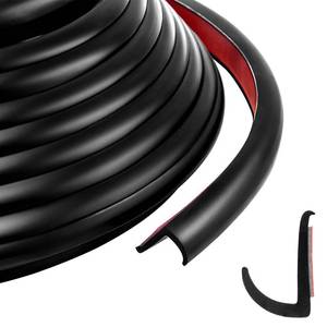 lot 14147 image: RV Rain Gutter Drip Rail 40 FT 12 Inch Black