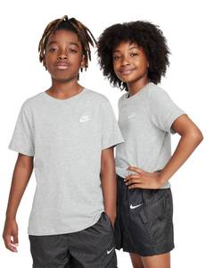 lot 14156 image: Nike Big Kids Sportswear Club T-Shirt Dark Grey Heather X-Small FZ5177-063
