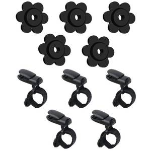 lot 14202 image: Hoosun Garden Flag Clips and Rubber Stoppers Set, 10 Pack