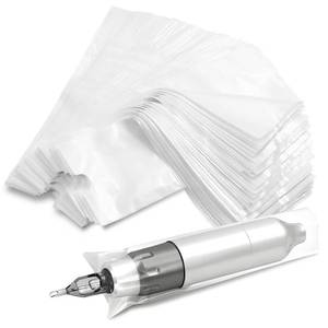 lot 14213 image: Bysiter Tattoo Machine Covers 200 Pcs Clear 7.5 x 2.7 Inch