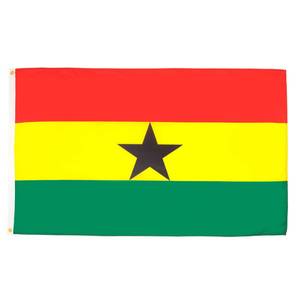 lot 14216 image: AZ Flag Ghana Flag 2x3 Ft 100D Polyester With Grommets