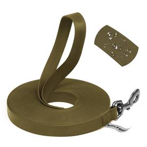 lot 14220 image: Wolfone Waterproof Dog Leash 30FT Long Line Training Recall Lead