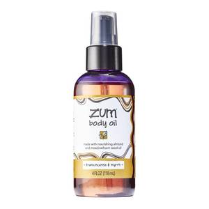 lot 14250 image: Zum Indigo Wild Frankincense & Myrrh Body Massage Oil 4 Fl Oz