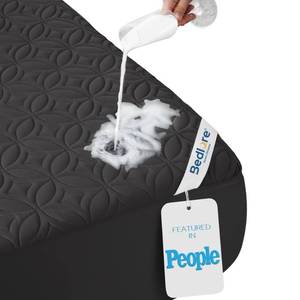 lot 19114 image: BEDLORE Waterproof Mattress Protector Twin Size Quilted
