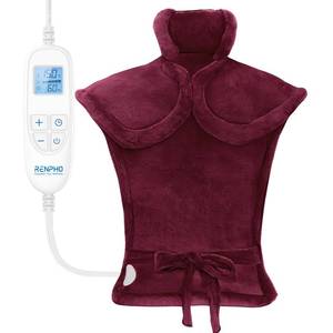 lot 19128 image: RENPHO Electric Heating Pad for Back, Neck & Shoulders 24x33 Inch