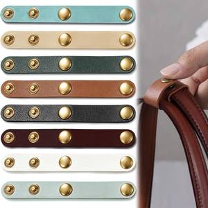 lot 20301 image: Ordeonrus PU Leather Handbag Strap Shortener Top Handle Keeper 8 Pcs