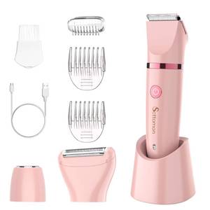 lot 20346 image: Scttomon Womens Electric Shaver with Bikini Trimmer, Wet & Dry, 3-in-1 (USED)