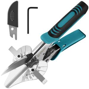 lot 20357 image: OShine Ratchet Miter Shears 45-135 Degree Multi Angle Trim Cutter