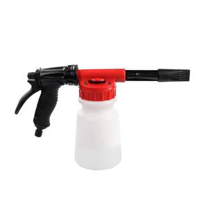 lot 20374 image: YunGuoGuo Foam Cannon for Garden Hose, Adjustable Ratio Dial Foam Gun, Red