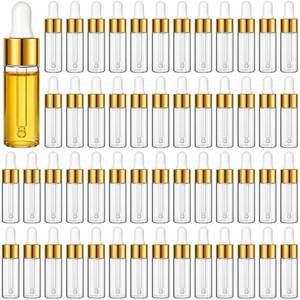 lot 1677 image: TIMCORR Glass Cuticle Oil Dropper Bottles 2ml 100 Pcs