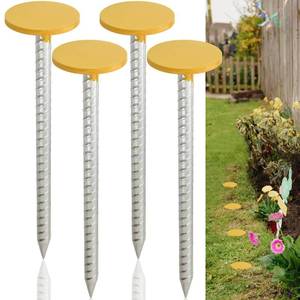 lot 1699 image: Otoolling Rebar Survey Stake Property Line Marker 12 Inch Yellow 4 Pack