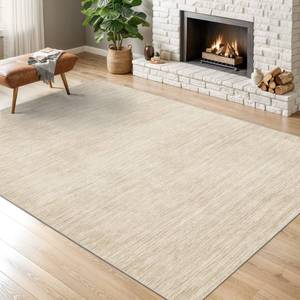 lot 1745 image: Valenrug Washable Non-Slip Area Rug 5x7 Beige