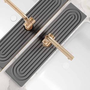 lot 1752 image: eormoe Diatomite Stone Faucet Mat for Kitchen Sink 23.6 x 5.5 Inch