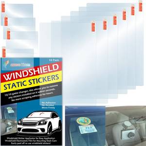 lot 2056 image: awave bloom Windshield Sticker Applicator Electrostatic Film 10 Sheet Set
