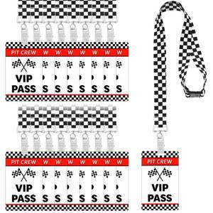 lot 2303 image: MotiMind Racing VIP Pass Cards with Checkered Lanyards 30 Sets