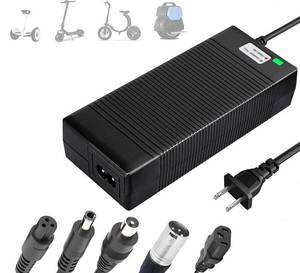 lot 2310 image: EVAPLUS 54.6V 1.5A 48V 13S Lithium Battery Charger with 5 Plugs