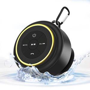 lot 2329 image: Kebrela Bluetooth Shower Speaker IPX7 Waterproof with Suction Cup