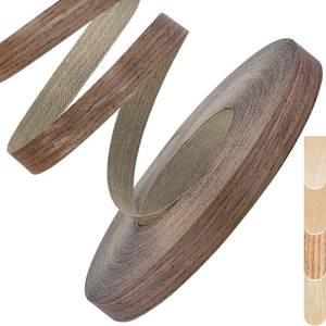 lot 2353 image: ZYJT Walnut Edge Banding 58 Inch x 50 Ft Roll Pre-Glued Wood Veneer Tape
