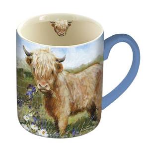 lot 2372 image: Lang Coffee Mug 14 Oz Highland Cow