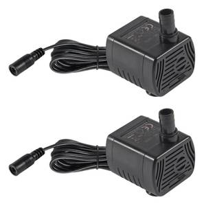 lot 2379 image: Shutao 2 Pcs Mini Submersible Water Pump DC 5.5V-12V 1W-3W