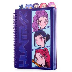 lot 2408 image: Group USA Journal with 5 Tabs 80 Sheets Kpop Demon Hunters HUNTRX
