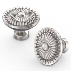 lot 2481 image: Asidrama Cabinet Knobs Brushed Satin Nickel 10 Pack