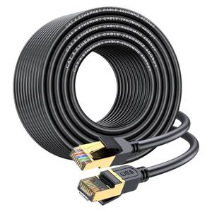 lot 2487 image: Gruciso Cat8 Ethernet Cable 100FT 40Gbps 2000MHz Gold-Plated RJ45