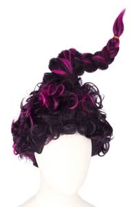 lot 2489 image: Topcosplay Women Cosplay Wig Purple Mixed Red with Braid Halloween Costume