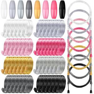 lot 2498 image: Libima Nylon Necklace Cords with Breakaway Clasps 48 Sets Vivid Color