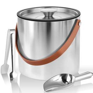 lot 5759 image: Bakpoco Double-Wall Insulated Ice Bucket 3L with Lid and Scoop