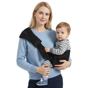 lot 5806 image: Shiaon Baby Sling Carrier 8-40 lbs Black
