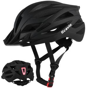 lot 5809 image: Scavin Adult Bike Helmet with Rear Light, EPS Foam, CPSC 1203 Certified