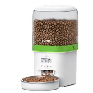 lot 5824 image: Yuposl Automatic Cat Feeder 4L Timed Dry Food Dispenser for Cat and Dog