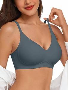 lot 6203 image: Vertvie Gel Bra Navy XXL W-Shape Support