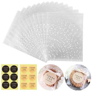 lot 6205 image: Searik Self Sealing Cellophane Cookie Bags 4 x 6 Inch 4 Mil 100 Pcs