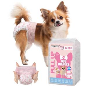 lot 6228 image: Dono Disposable Pull-Up Female Dog Diapers Size S 10 Pcs