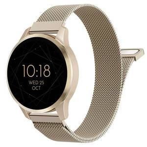 lot 6229 image: Astorgos 18mm Stainless Steel Mesh Watch Band for Garmin Venu 4 41mm
