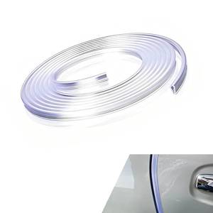 lot 6256 image: CouTunp Car Door Edge Guard Strip Clear 16.4FT U-Shape Universal Fit