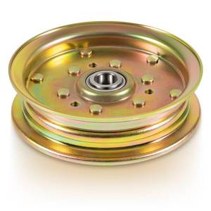 lot 6257 image: Bzcovac Flat Idler Pulley for Mower Deck 5-Inch 58-Inch Bore 88663