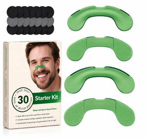 lot 6275 image: ZBOYZ Reusable Nasal Strips for Snoring, Silicone, Includes 4 Strips & 30 Tabs