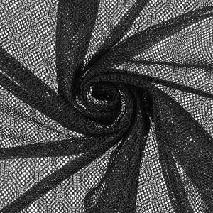 lot 6276 image: DIVINA VITAE Black Stretch Mesh Netting Fabric 59 x 29.5 Inch Sewing