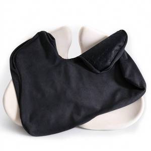 lot 6277 image: GLEEWARM Seat Cushion Cover Set Extra Large Black 1-Pack